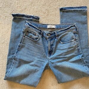Abercrombie & Fitch Light Blue Straight Leg Jeans